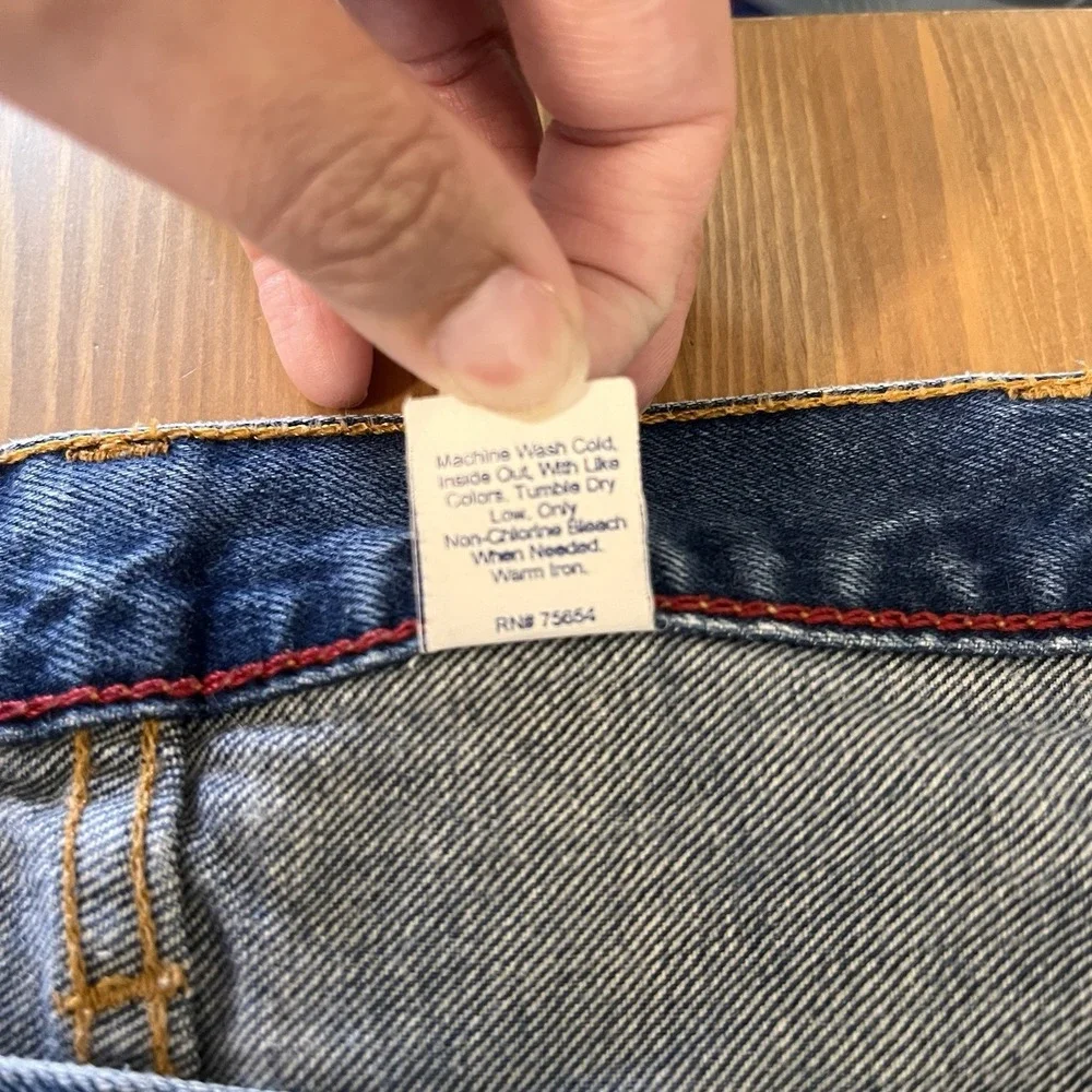 Vintage Abercrombie & Fitch jeans Men's 32X29 blue Straight leg Made In USA